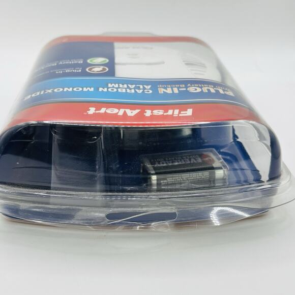 First Alert Plug In Carbon Monoxide Alarm With Battery Backup. New. Sealed. - Picture 7 of 11